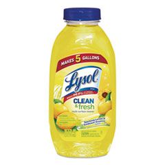 LYSOL® Brand Clean and Fresh Multi-Surface Cleaner, Lemon and Sunflower Essence, 10.75 oz Bottle, 20/Carton